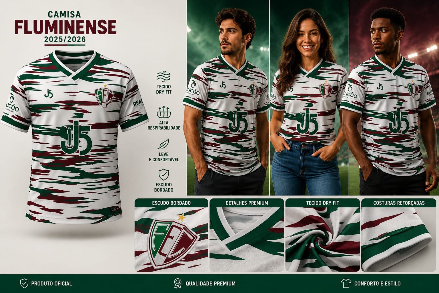 Camisa Oficial II 2025/26 — Branca – imagem 2